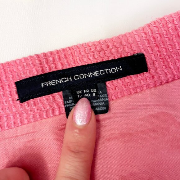 French Connection pink mini skirt size US 8 - Picture 5 of 7